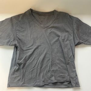 Dark Grey BRANDY MELVILLE pacsun v-neck tee